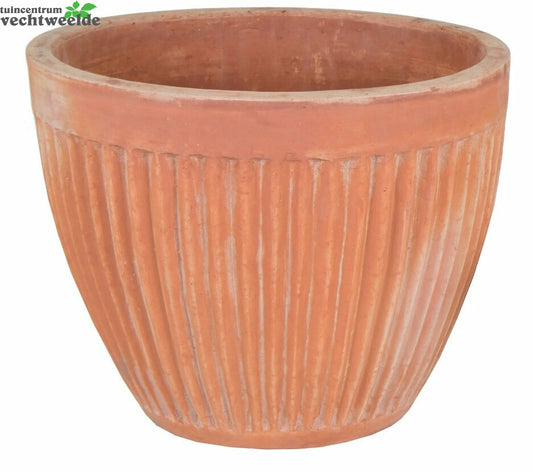  Pot Egg Meloen D37h50cm Whitewash