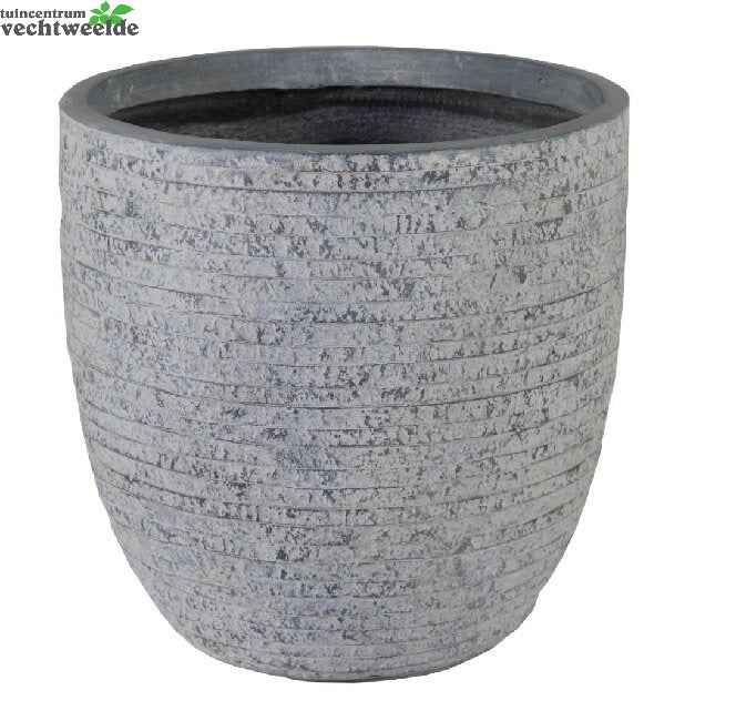  Pot Egg Utah Dia39 H38 CM Grijs