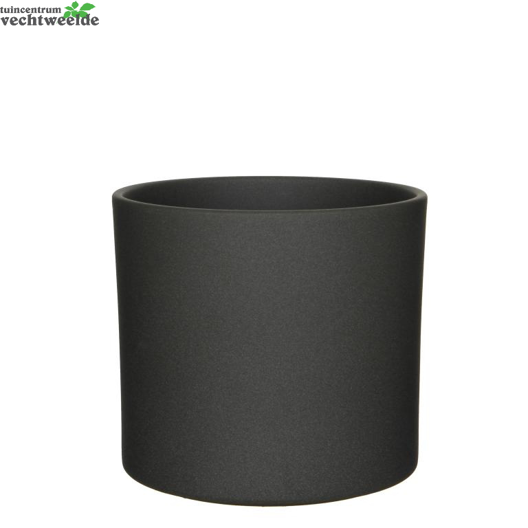  Pot Era D28h26cm Donkergrijs Mat - Mica