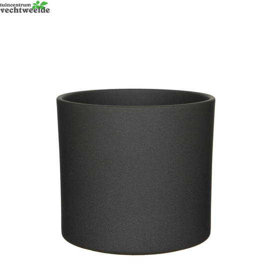  Pot Era D28h26cm Donkergrijs Mat - Mica