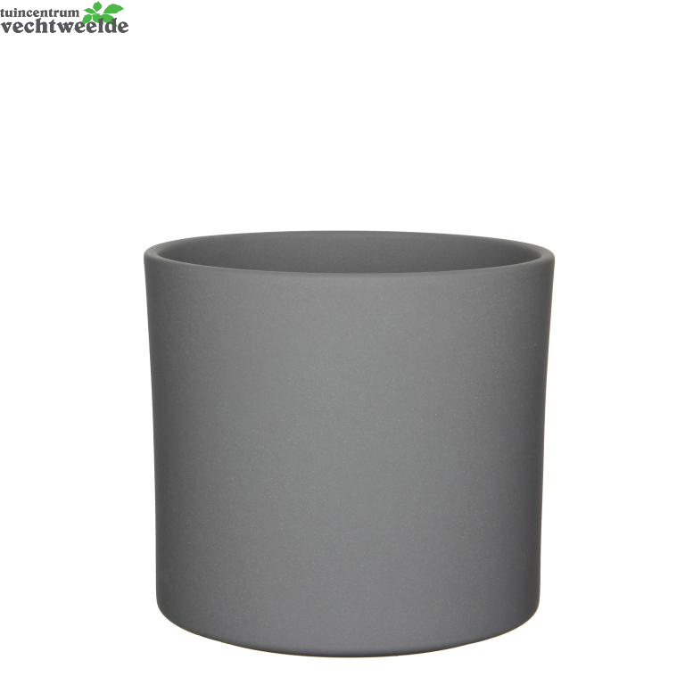  Pot Era D28h26cm Grijs Mat - Mica