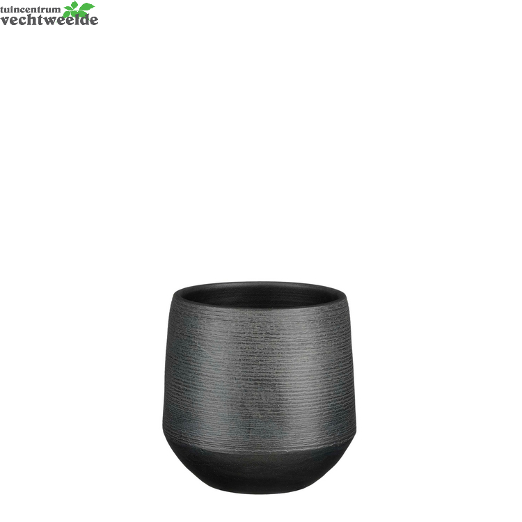  Pot Evora D19h18cm Zwart