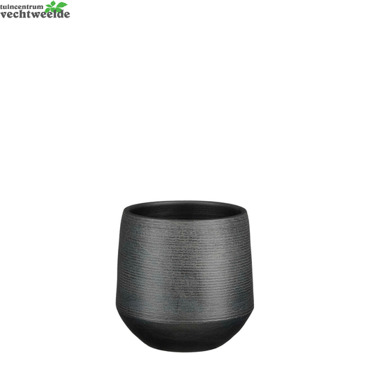  Pot Evora D19h18cm Zwart