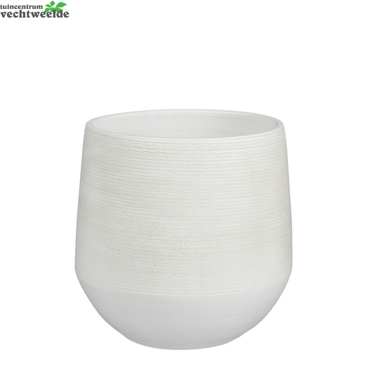  Pot Evora D24h23cm Off White