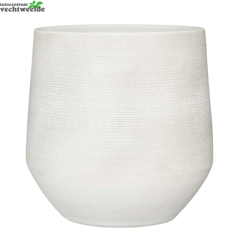  Pot Evora D40h39cm Off White