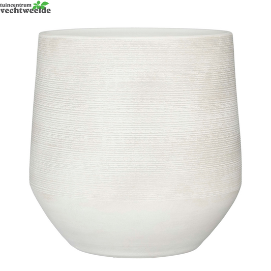  Pot Evora D40h39cm Off White