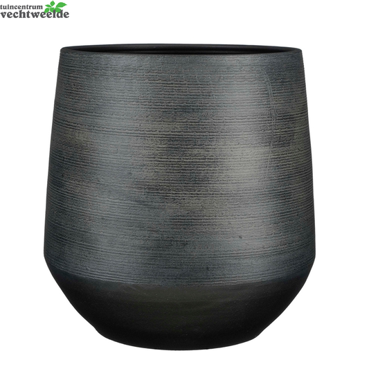  Pot Evora D40h39cm Zwart