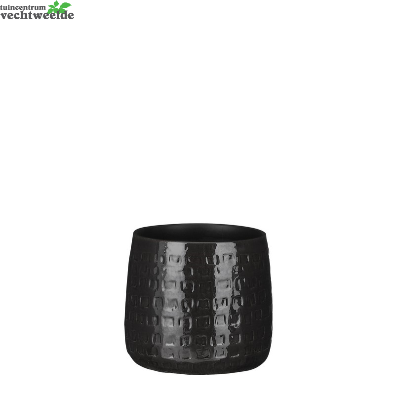  Pot Floyd D17h15cm Zwart