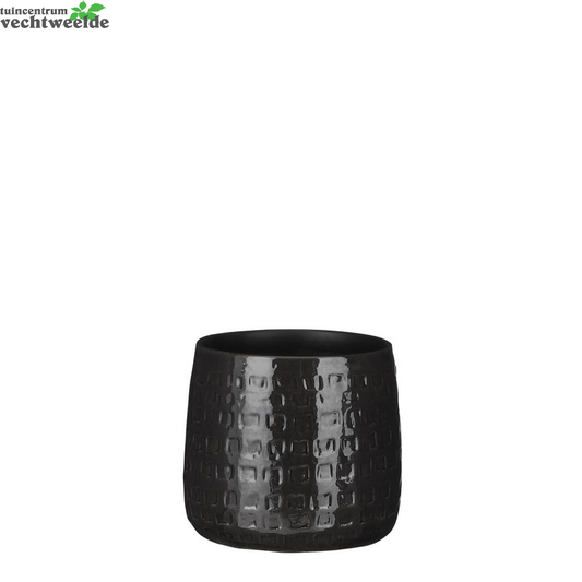  Pot Floyd D17h15cm Zwart