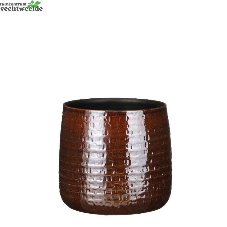 Pot Floyd D24h21cm Bruin