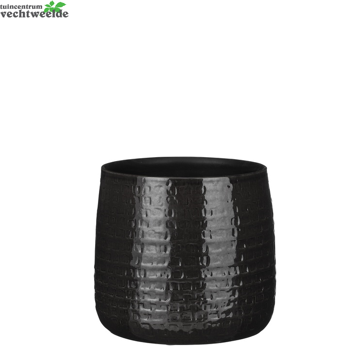  Pot Floyd D24h21cm Zwart