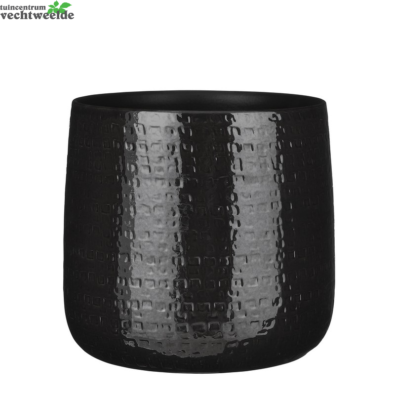  Pot Floyd D32h30cm Zwart
