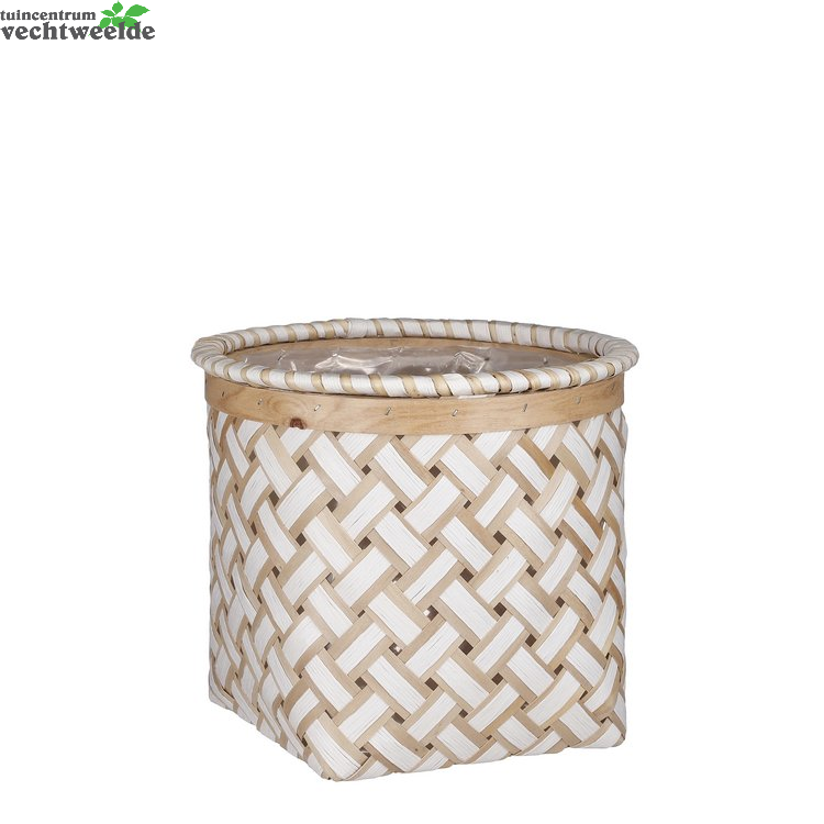  Pot Formia D27h24cm Wit
