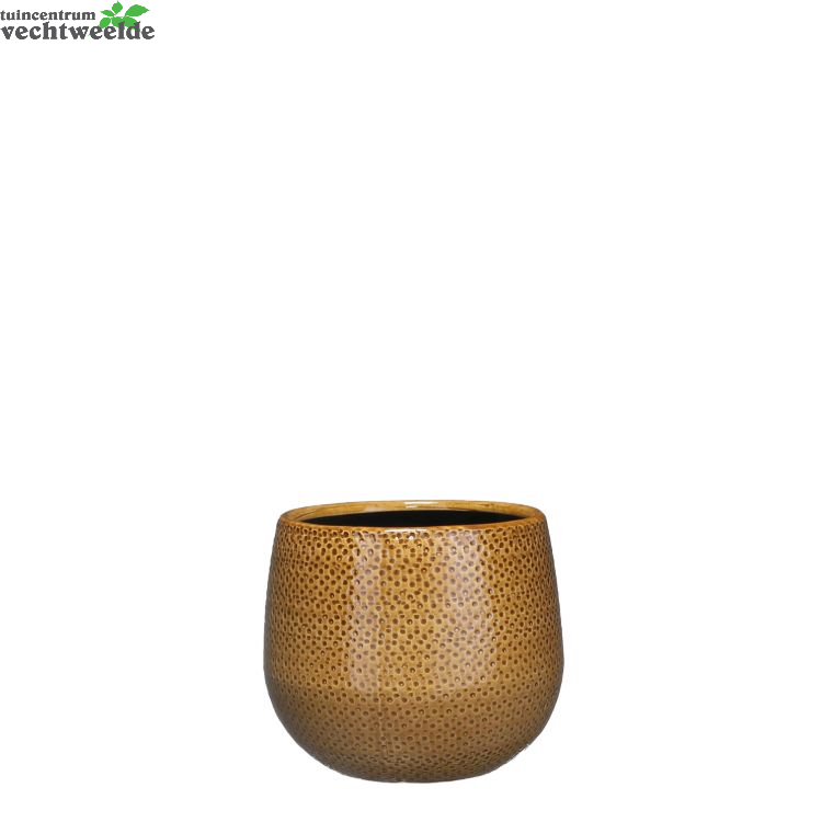  Pot Gabriel D16h14cm Oker - Mica