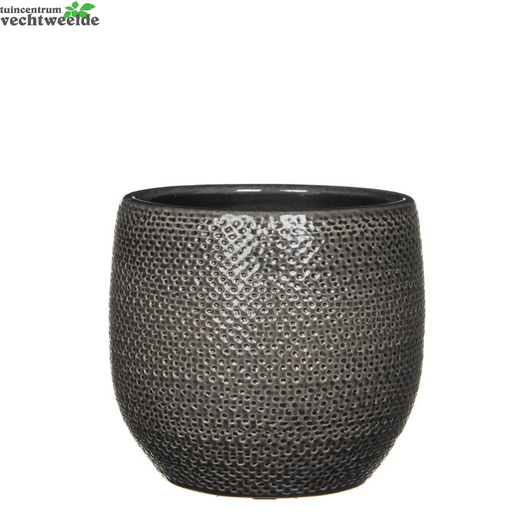  Pot Gabriel D18h16cm Grijs