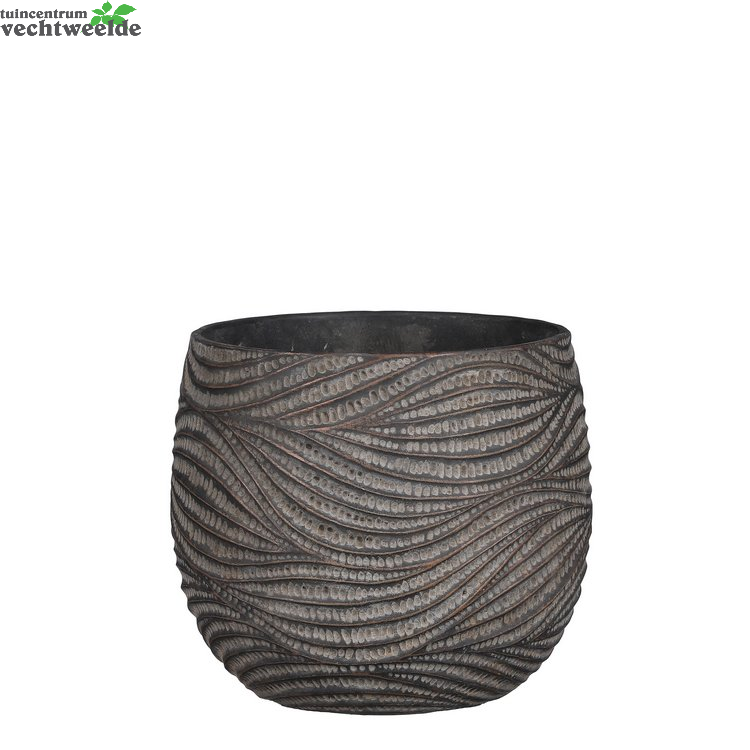  Pot Hendrick D21.5h19cm Bruin
