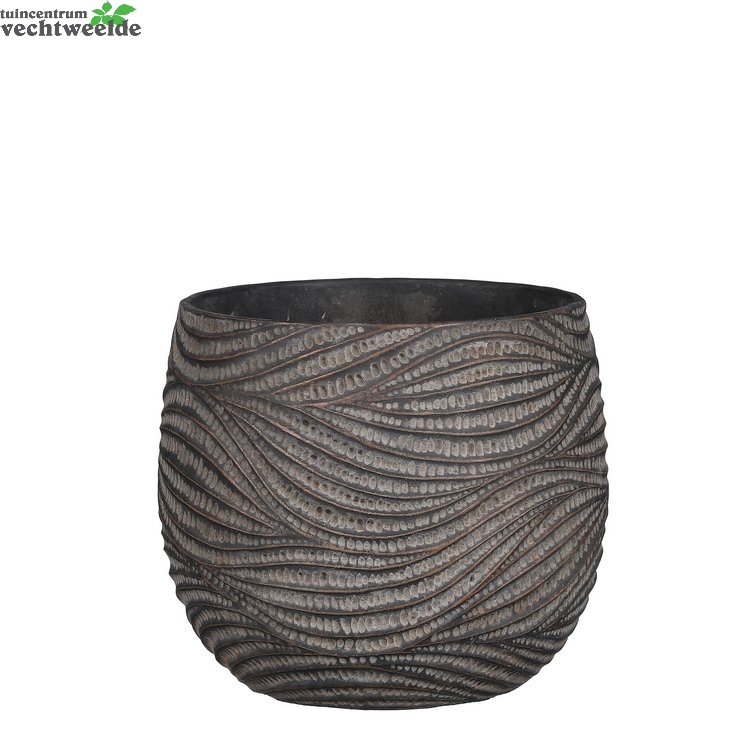  Pot Hendrick D23.5h20cm Bruin