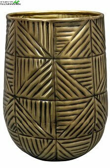  Pot Hoog Calvin D17h22cm Matt Gold