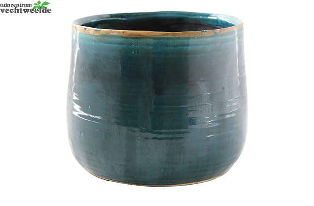  Pot Iris D26h21cm Turkoois - Ter Steege