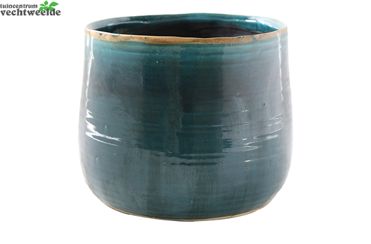  Pot Iris D26h21cm Turkoois - Ter Steege
