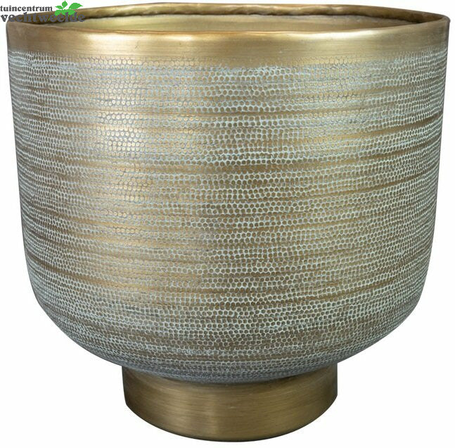  Pot Jara D28h27cm Antique Brass