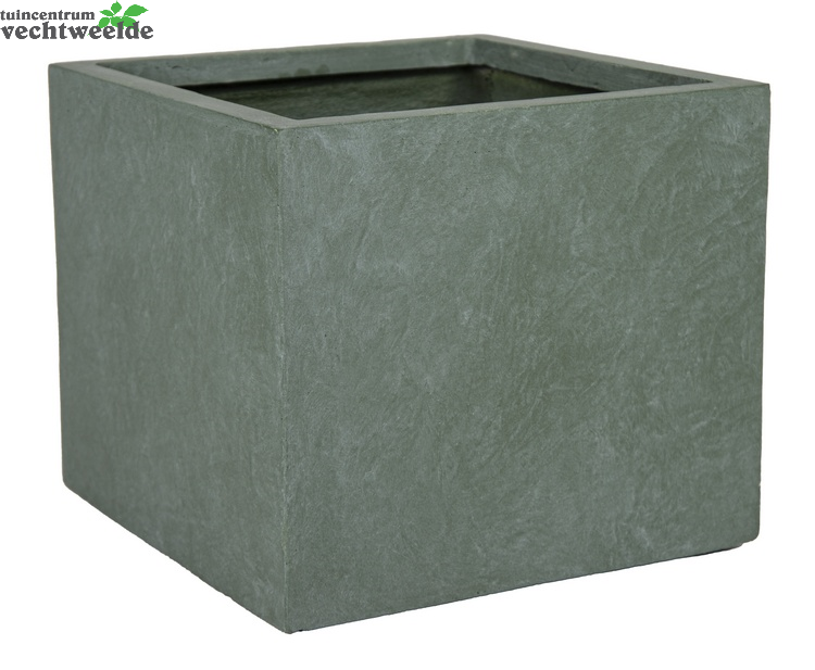  Pot Kubus Cf B34 - H30 Groen