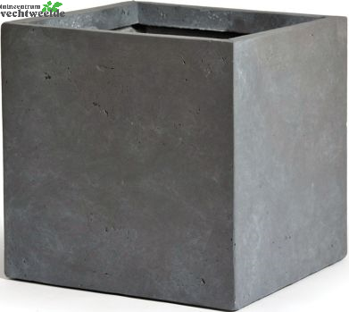  Pot Kubus Cf B44h38cm Auth Grijs