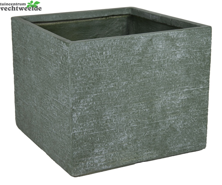 Pot Kubus Utah B27 - H28 Groen