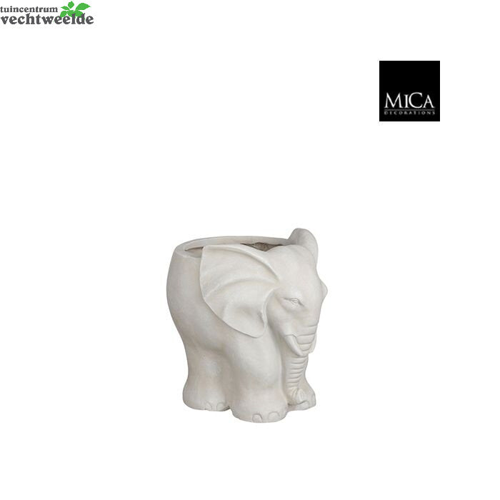 Pot L27.50b22h26cm Beige