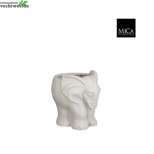  Pot L27.50b22h26cm Beige