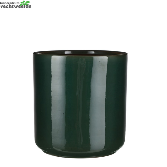  Pot Lars D25h23cm Donkergroen