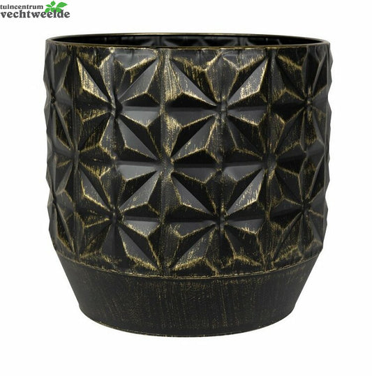  Pot Linske D23h22cm Zwart