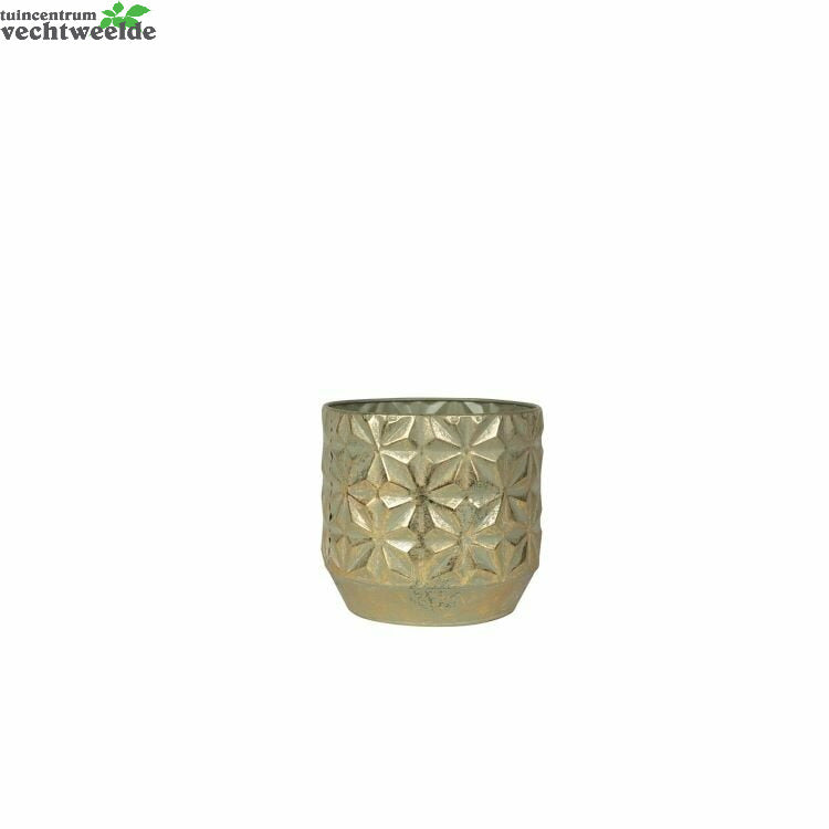  Pot Linske D38h36cm Shiny Goud