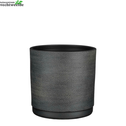  Pot Lisboa D28h27cm Zwart