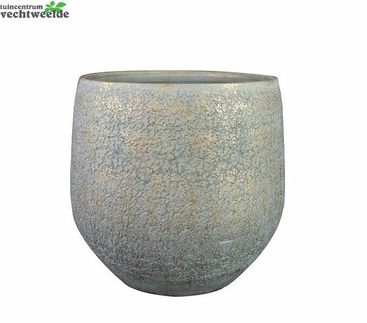  Pot Noor D36h33cm Metallic Grijs