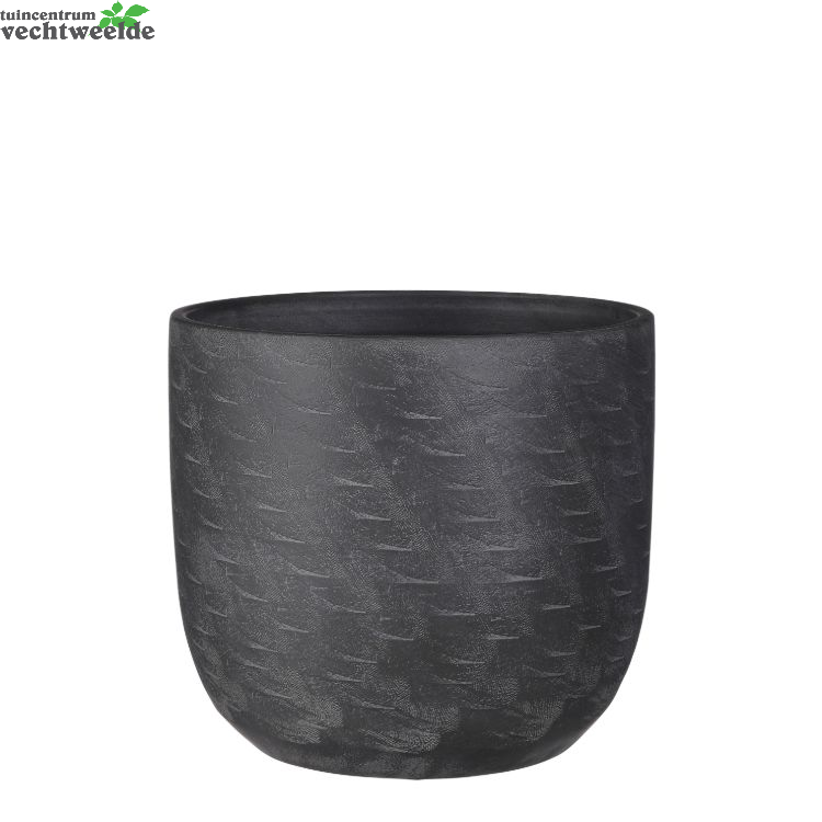  Pot Nora D30h27cm Donkergrijs