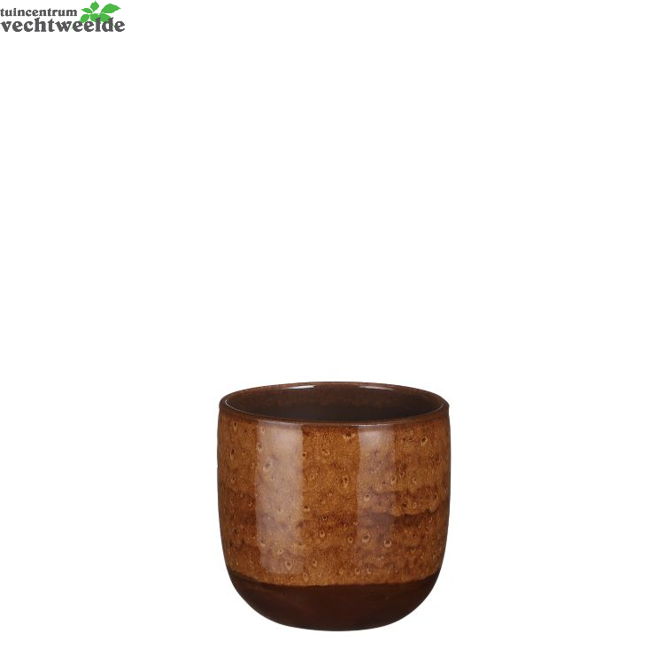  Pot Nora Glaze D17h16cm Oker