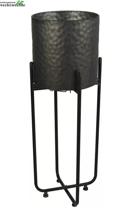  Pot Op Voet Jiro D22h75cm Lead