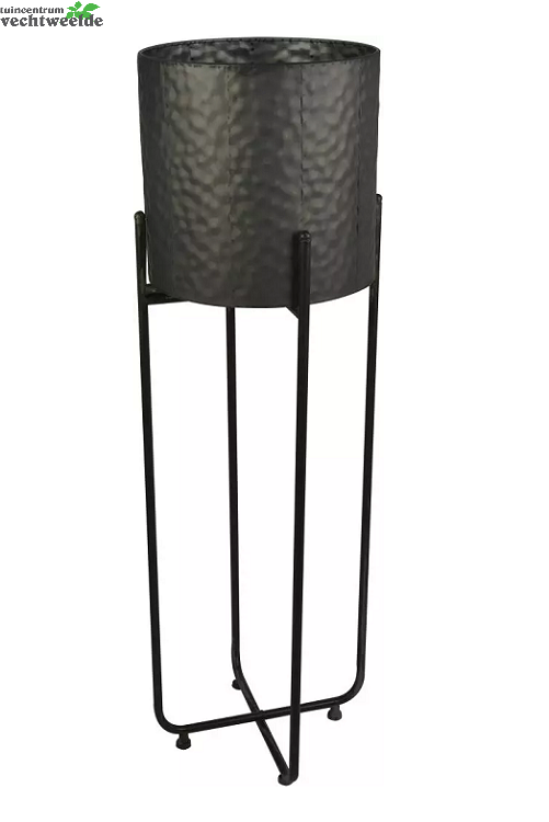  Pot Op Voet Jiro D26h97cm Lead