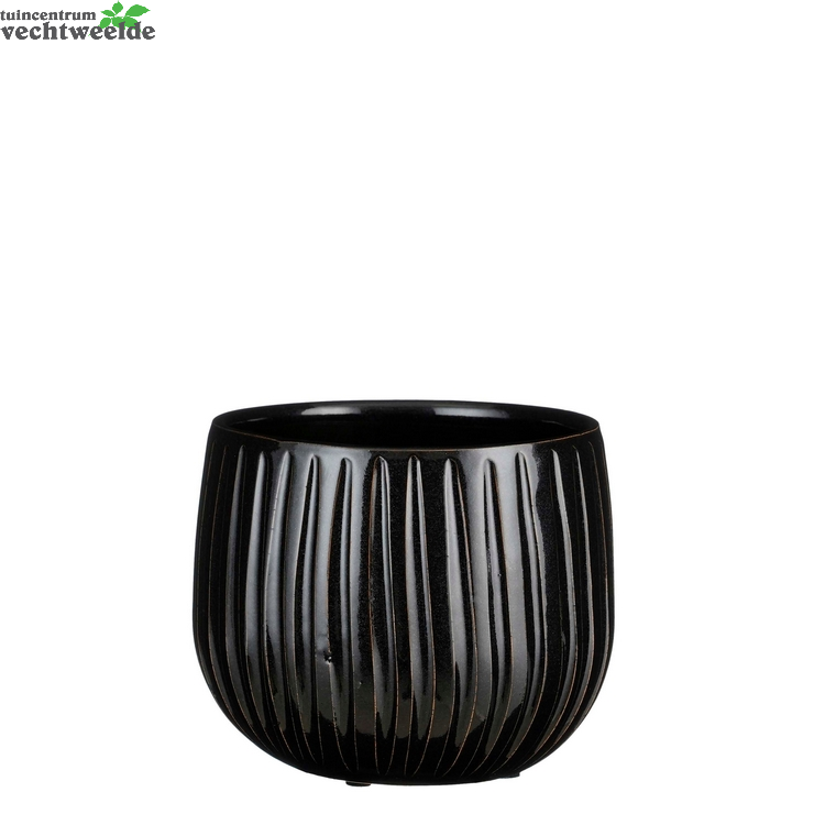  Pot Pablo D16h14cm Zwart