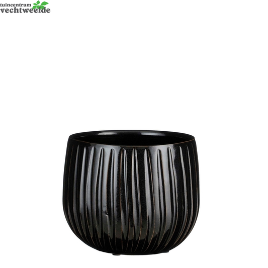  Pot Pablo D16h14cm Zwart