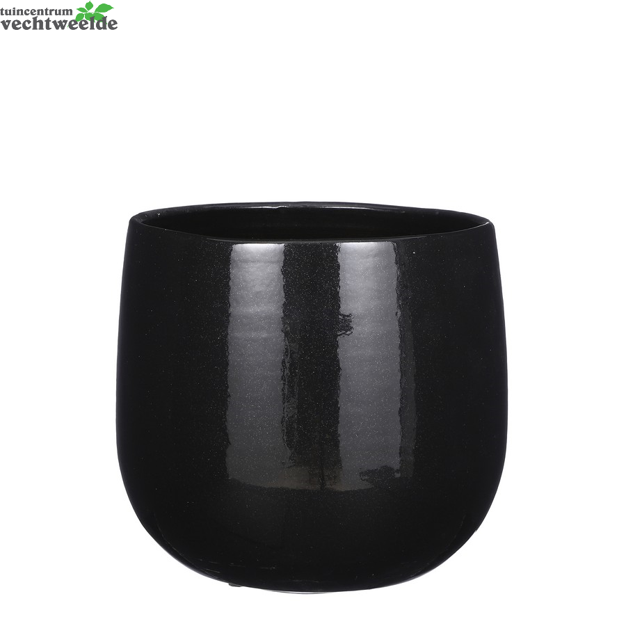  Pot Pablo D25h20cm Zwart