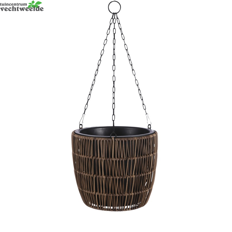  Pot Peta D26h22cm Donkerbruin