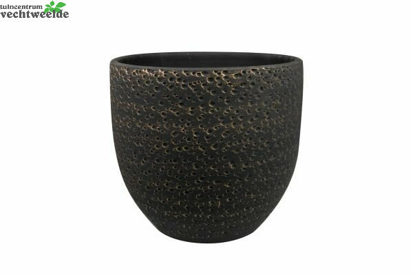  Pot Rinca D29h26cm Shiny Zwart