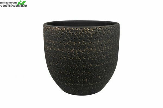  Pot Rinca D29h26cm Shiny Zwart