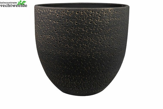  Pot Rinca D39h36cm Shiny Zwart