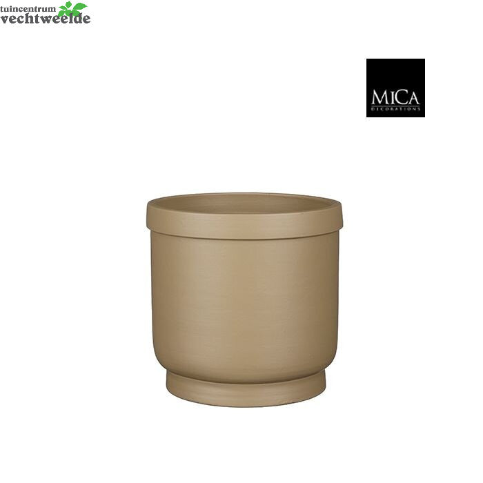  Pot Riva D22h20cm Taupe