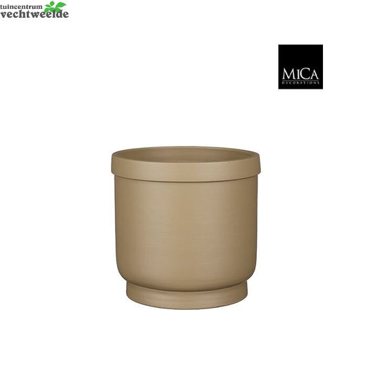  Pot Riva D22h20cm Taupe