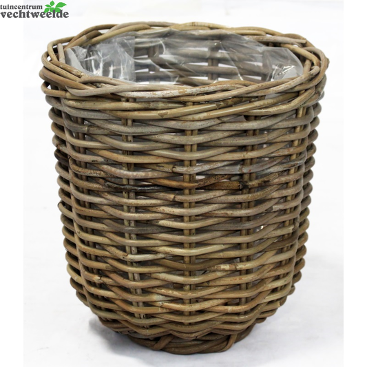  Pot Rotan Grijs D29h30cm