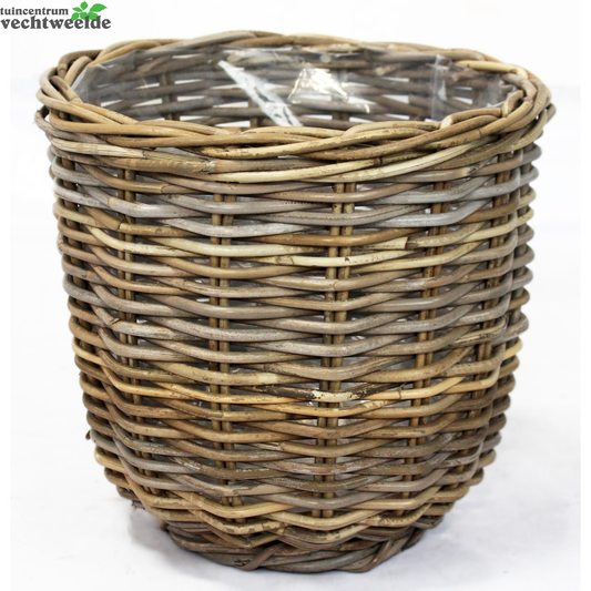  Pot Rotan Grijs D36h35cm